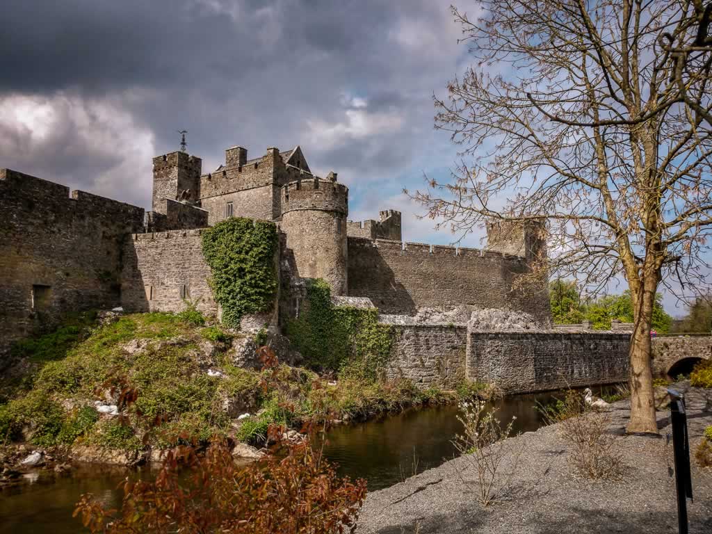Cahir Castle Ireland sunny